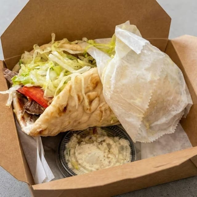 Steak Souvlaki.